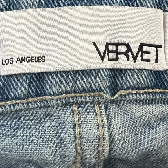 Vervet Women's High Rise Distressed Straight Denim Jeans. Sz 26 - Picture 8 of 15